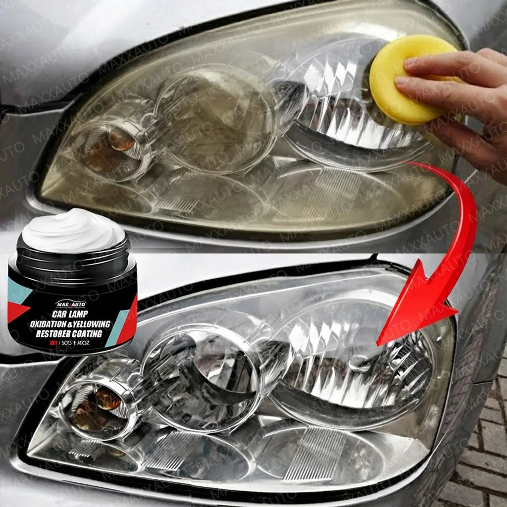 Kit Restaurare Faruri Auto – Îndepărtează Îngălbenirea și Zgârieturile (100G / 200G / 300G)
