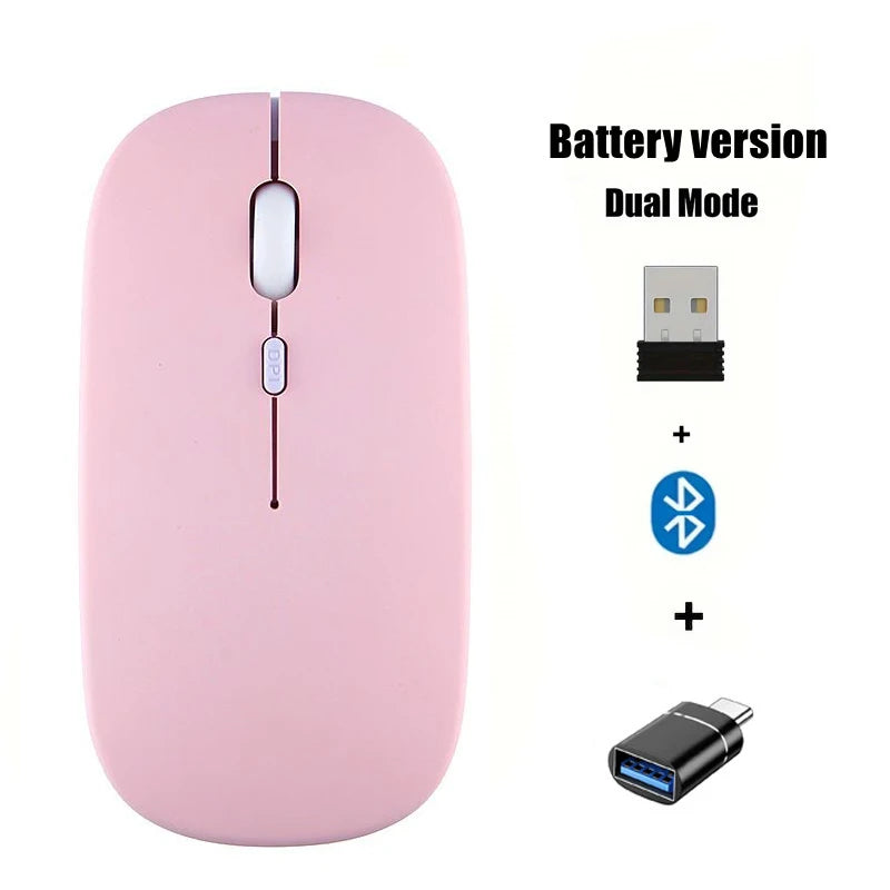 Mouse Wireless + Bluetooth Dual Mode
