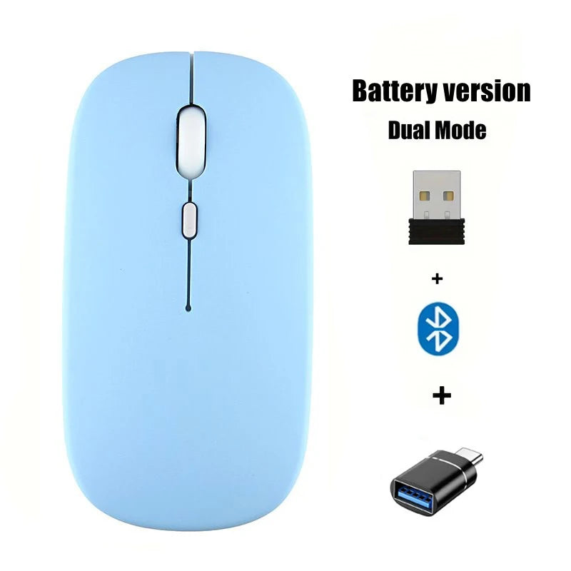 Mouse Wireless + Bluetooth Dual Mode